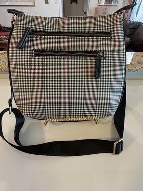 Saint John's Bay Active Black and White Houndstooth Crossbody Bag